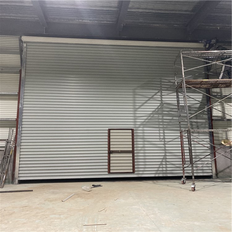 杭硕门业柔性抗风门卷闸门厂抗风门