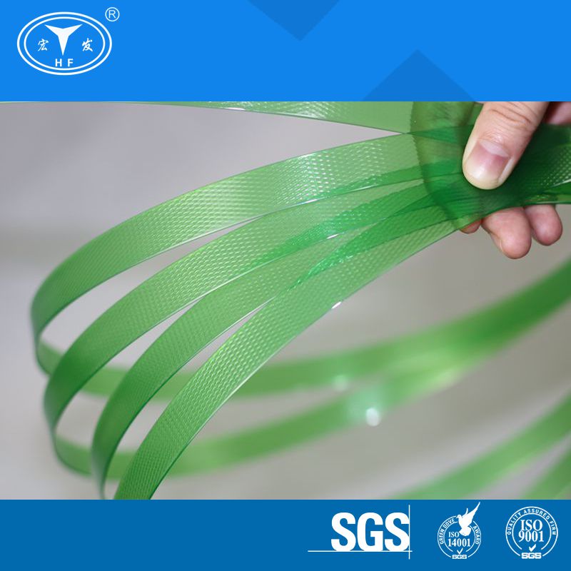 绿色透明塑钢带 高强度塑钢打包带 各种规格 宏发