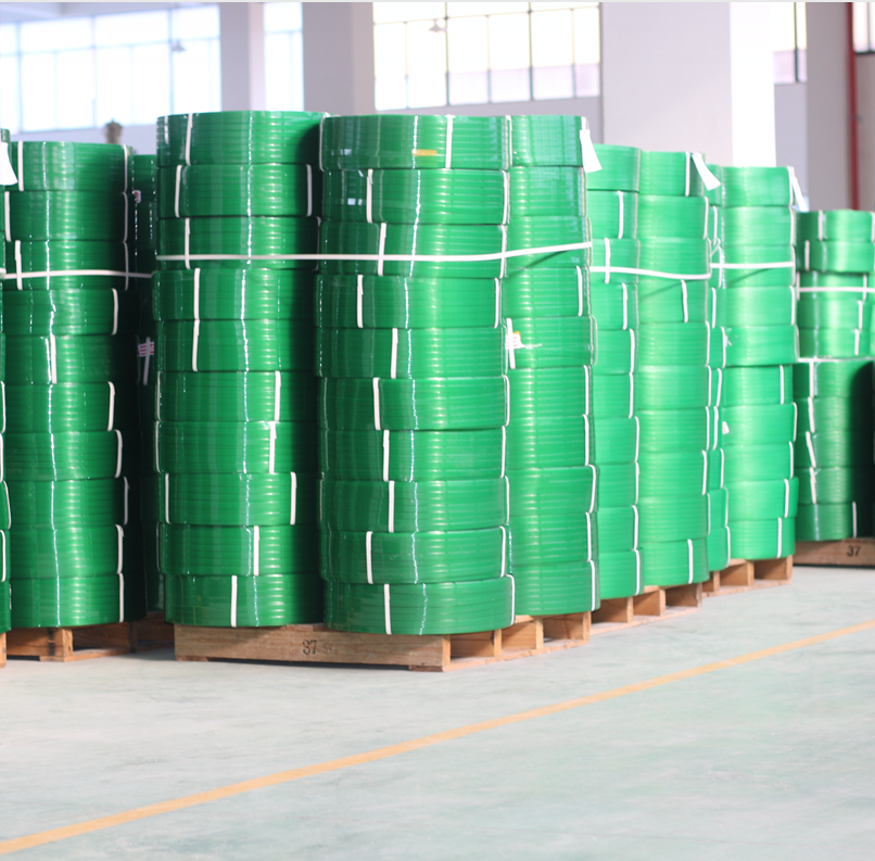 塑钢打包带厂家  直供绿色pet打包带 大量出售 宏发