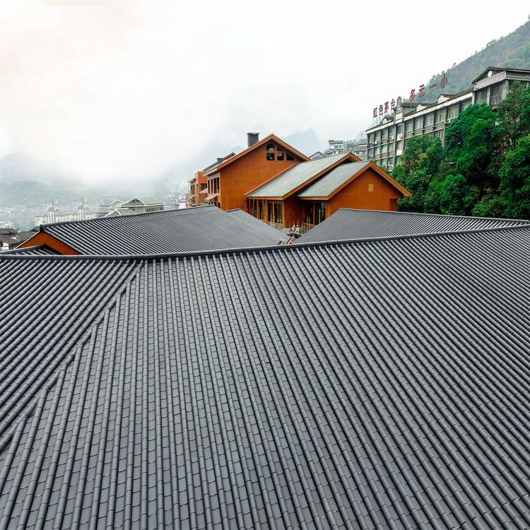 供应钦州市 高分子彩陶瓦 厂家直销-杭州汉柏瓦业有限公司-首屏好物