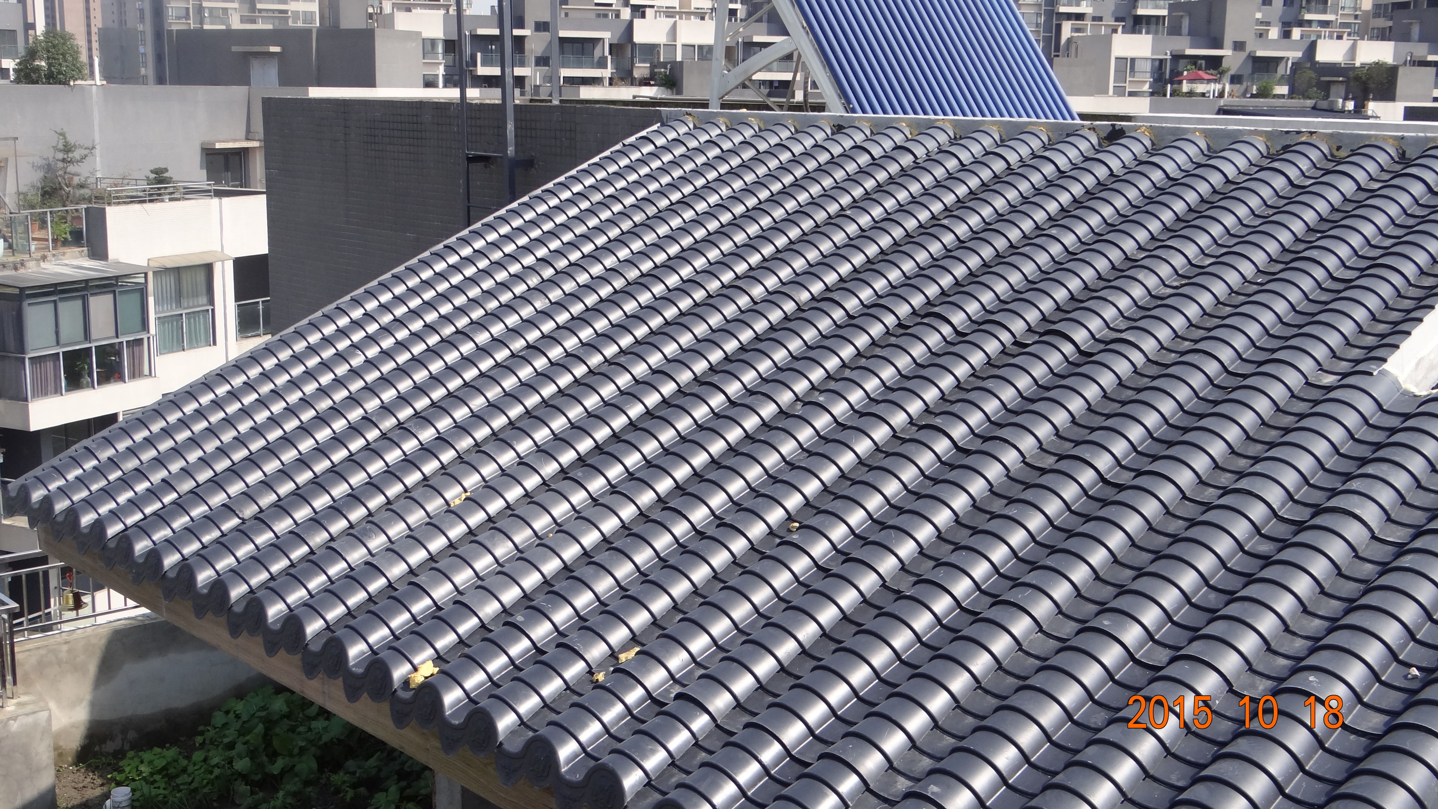 供应昌吉州 高分子彩陶瓦 厂家直销-杭州汉柏瓦业有限公司-首屏好物