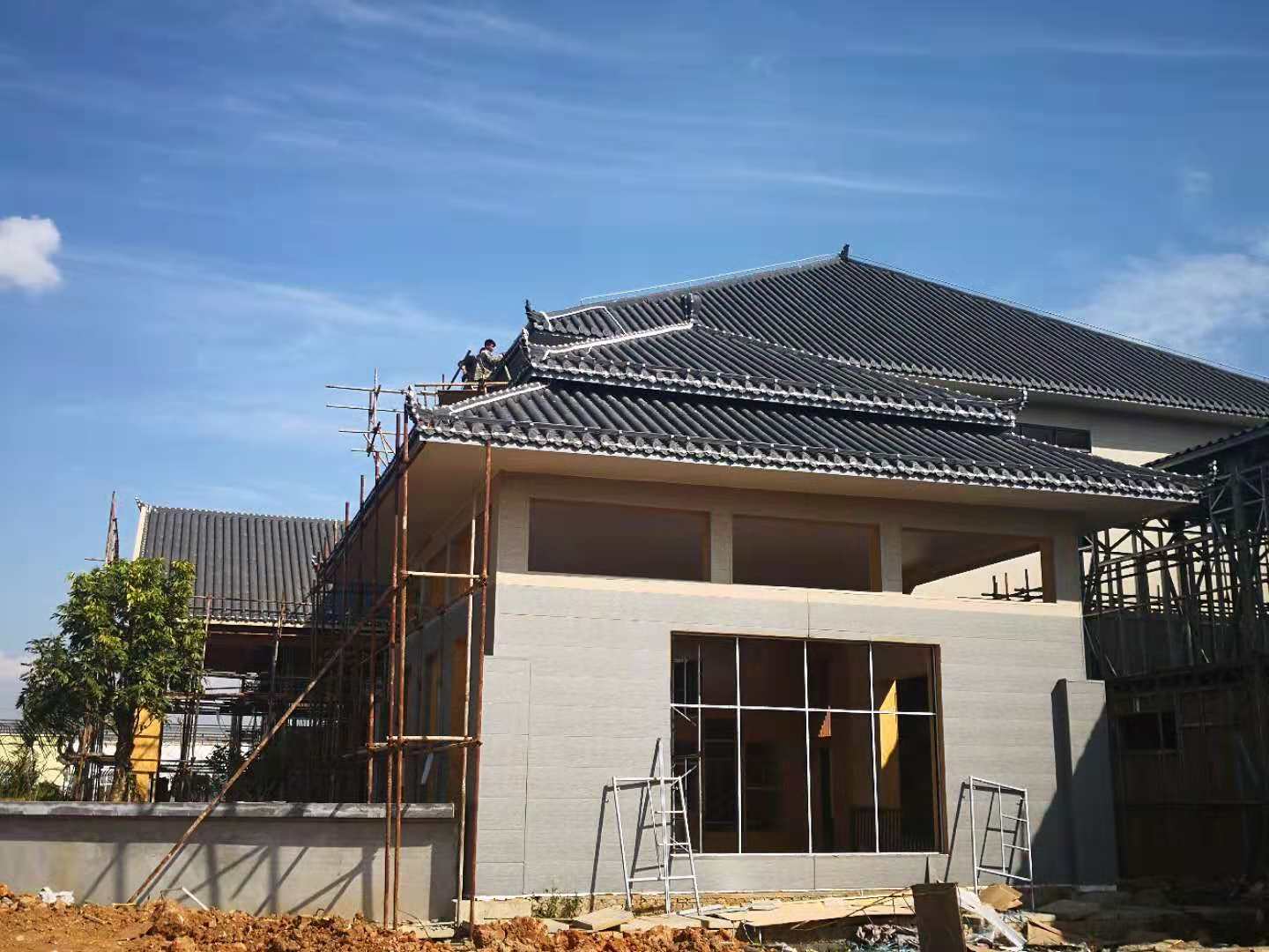 供应九龙 高分子仿古瓦 厂家直销-杭州汉柏瓦业有限公司-首屏好物